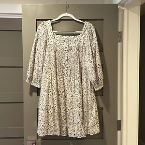 Print babydoll dress